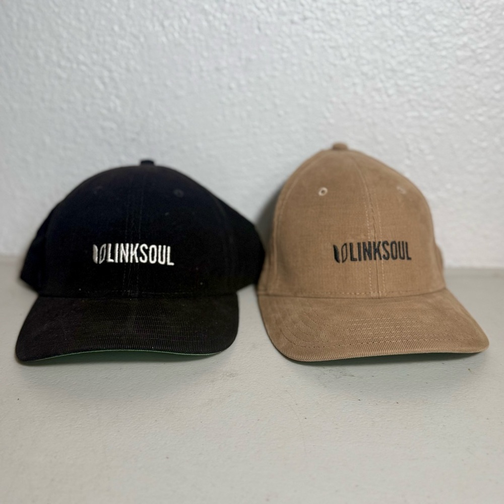 Linksoul Black and Tan Baseball Hats Accessories